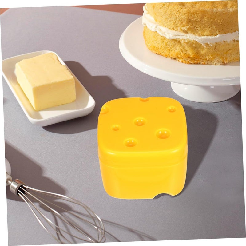 2 Pcs Reusable Plastic Cheese Storage Container With Lid For Freshness Preservation - Image 5