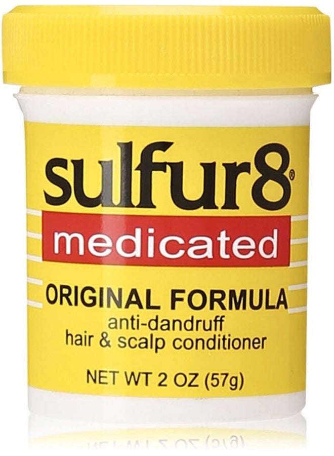 sulfur8 بلسم الشعر وفروة الرأس المضاد للقشرة، 2 أونصة - Image 1