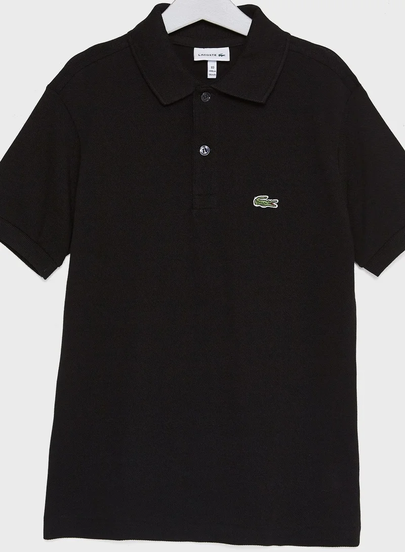 LACOSTE Kids Logo Polo Shirt