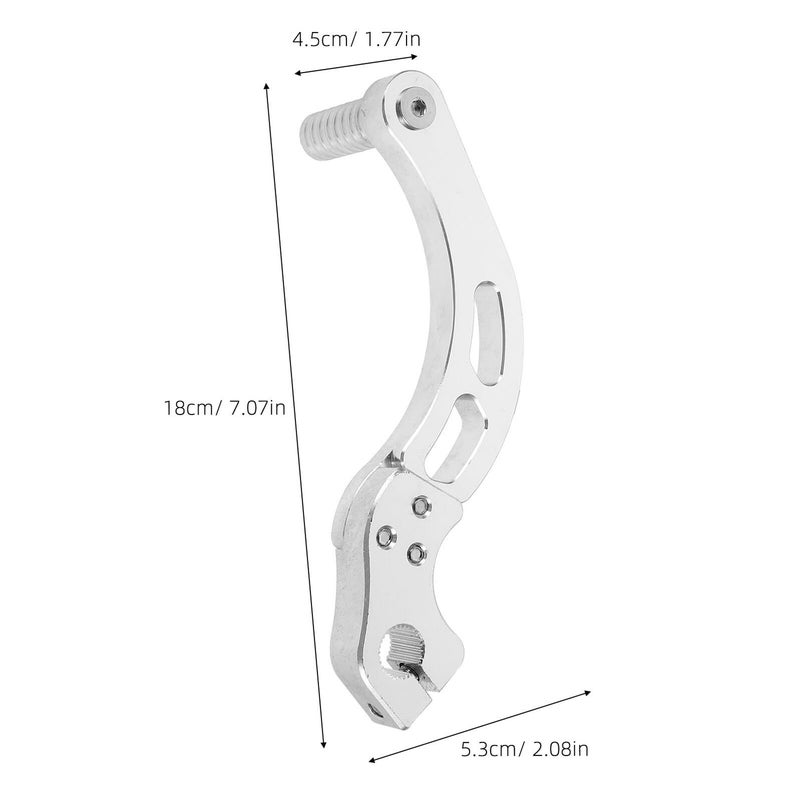 Aluminum Alloy Motorcycle Shift Lever Gear Rod Replacement For Dirt Bikes Off Road Motorcycles Silver Sturdy Control Accessory - Image 2