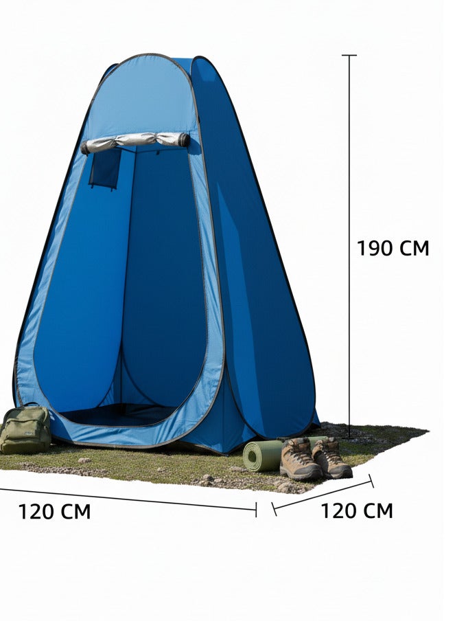 GO2CAMPS Outdoor Camping Cloth Changing Tent | Portable Pop-Up Bathroom Tent for Camping â€“ Outdoor Shower and Toilet | Private Cloth Changing Room Privacy Shelter | 190cm Height x 120cm Width x 120cm Length | Foldable Waterproof Camping Toilet Tent with Carry Bag for Beach, Hiking, Travel & Outdoor Use - Image 2