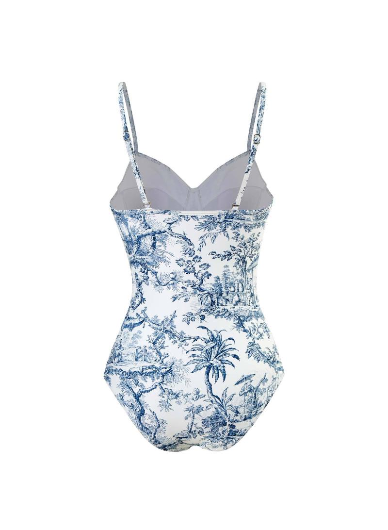 general Women's 2-Piece Swimsuit Chiffon Skirt Style Swimsuit Fashionable Swimsuit Birthday Gift Swimsuit Party Best Gift - Image 3