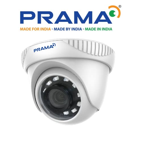 Prama 2MP Full HD CCTV kit with 8 Channel DVR + 4 Outdoor & 2 Indoor Cameras + 1 TB HDD + USEWELL Wire/SMPS, and Required Accessories, Motion Detection, Black - Image 3