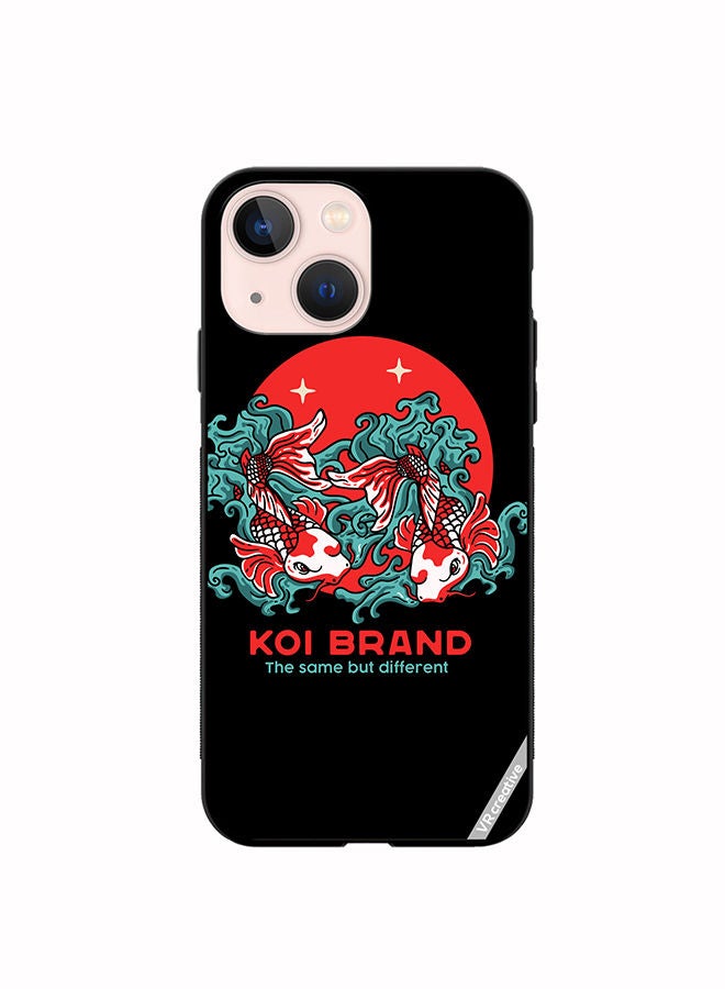 VR CREATIVE Protective Case Cover For Apple iPhone 14 Plus Koi Twin Design Multicolour  - Image 1