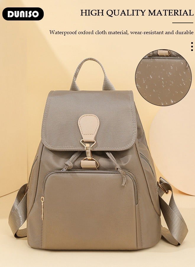 DUNISO Women Backpack Purse, Waterproof Backpack for Girl Woman Black Travel Bookbag Lady Shoulder Bag, Lightweight Ladies Fashion Daily Backpack Anti-theft Casual Daypack - Image 2