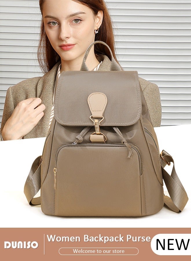 DUNISO Women Backpack Purse, Waterproof Backpack for Girl Woman Black Travel Bookbag Lady Shoulder Bag, Lightweight Ladies Fashion Daily Backpack Anti-theft Casual Daypack - Image 1