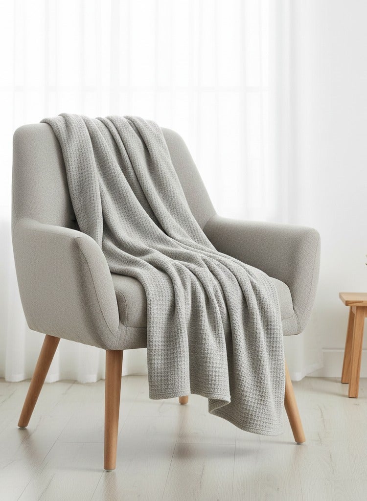 Nile Weave Elegant Egyptian Cotton Milano Throw Blanket – ultra-soft, lightweight, and beautifully crafted. Enjoy luxurious comfort, breathable warmth, and timeless sophistication in any room. - Image 1