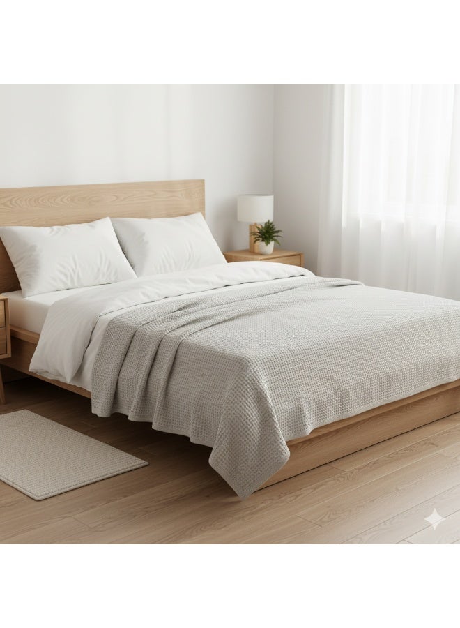 Nile Weave Elegant Egyptian Cotton Milano Throw Blanket – ultra-soft, lightweight, and beautifully crafted. Enjoy luxurious comfort, breathable warmth, and timeless sophistication in any room. - Image 2
