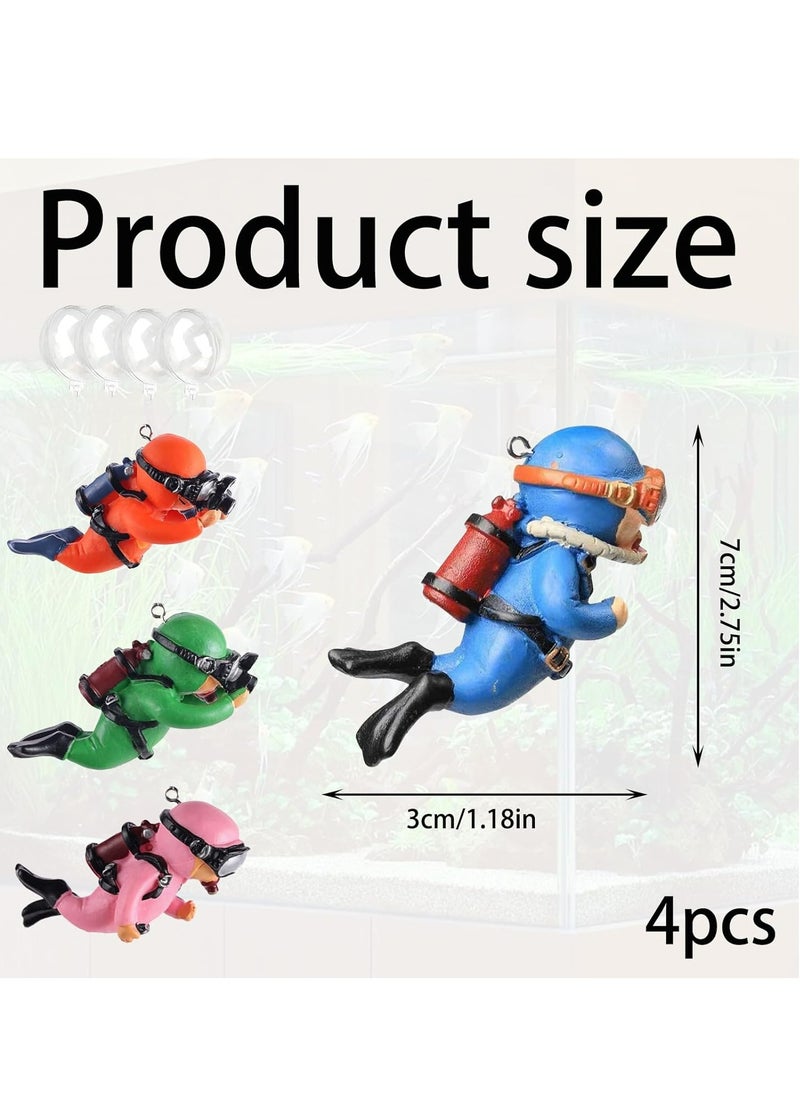 Oasisgalore 4-Pack Floating Fish Tank Decorations, for All Aquariums and Fish Tanks, Betta Fish Tank Ornaments  - Image 2