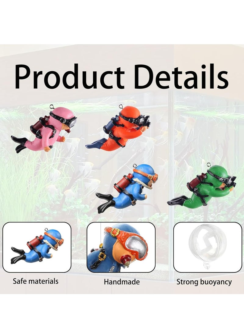 Oasisgalore 4-Pack Floating Fish Tank Decorations, for All Aquariums and Fish Tanks, Betta Fish Tank Ornaments  - Image 3