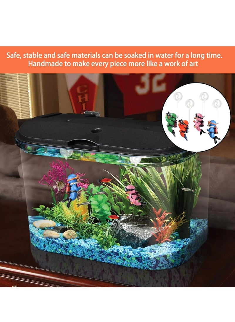 Oasisgalore 4-Pack Floating Fish Tank Decorations, for All Aquariums and Fish Tanks, Betta Fish Tank Ornaments  - Image 4