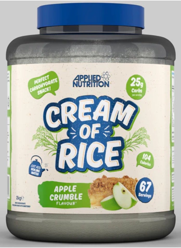 Applied Nutrition Cream Of Rice Apple Crumble 67 Servings 2Kg  - Image 1