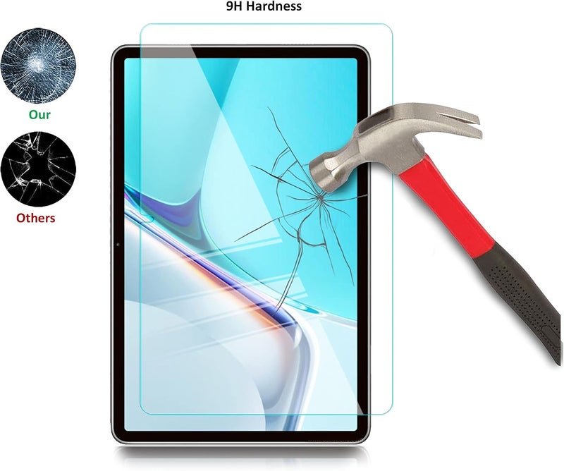 Wtech Premium Quality Anti-Fingerprint Tempered Glass Screen Protector for Huawei MatePad 11 (2021), 2.5D 9H Hardness Anti-Explosion Scratch-Resistant Screen Protector- Clear (1 Pack) - Image 5