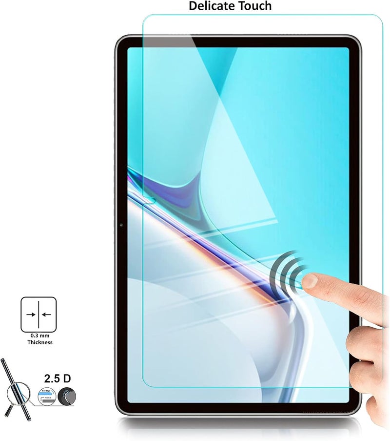 Wtech Premium Quality Anti-Fingerprint Tempered Glass Screen Protector for Huawei MatePad 11 (2021), 2.5D 9H Hardness Anti-Explosion Scratch-Resistant Screen Protector- Clear (1 Pack) - Image 4