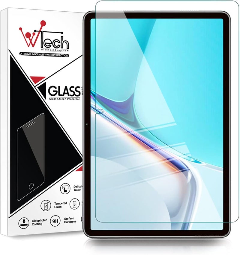 Wtech Premium Quality Anti-Fingerprint Tempered Glass Screen Protector for Huawei MatePad 11 (2021), 2.5D 9H Hardness Anti-Explosion Scratch-Resistant Screen Protector- Clear (1 Pack) - Image 1