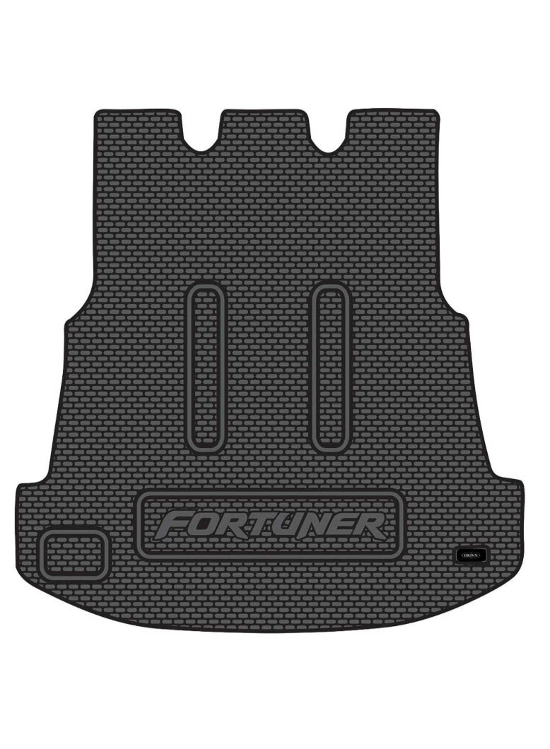 Drivn FZC LLC حصيرة صندوق مطاطية لسيارة فورتشنر D4D مع فتحات للمقاعد اليسرى - Image 1