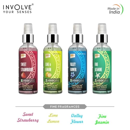 Involve your senses Involve Garden Fragrances - Lime n Lemon Spray Air Freshener for Car/Home/Office - INAT03-100ml | Room Freshener | Home Fragrance | Air Freshener Spray - Image 4