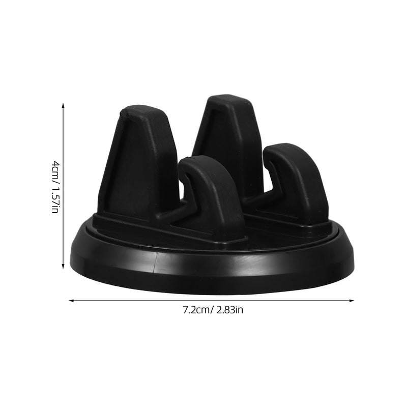 Rotatable Silicone Car Phone Holder Dashboard Adhesive Hook Stable Lock in Design - Image 3
