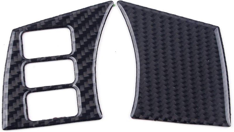 DEMULAX Carbon Fiber Steering Wheel Trim for Nissan 350Z - Image 4