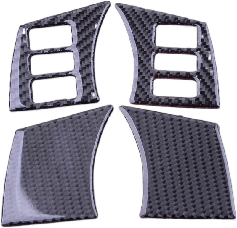 DEMULAX Carbon Fiber Steering Wheel Trim for Nissan 350Z - Image 1