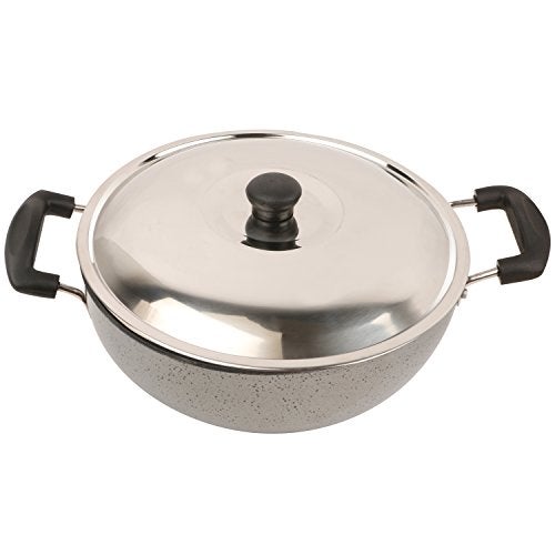 KANCHAN Enrica (3.0 mm Series) Deep Kadhai with SS Lid (3 Ltrs) - Image 1