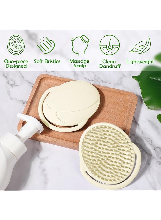 haakaa Silicone Shampoo Brush With Soft Bristles Grey - Image 5