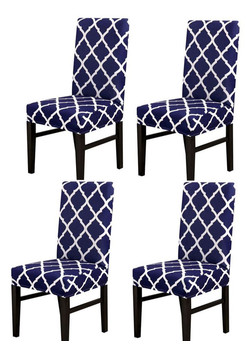 Sharpdo غطاء كرسي قابل للتمدد عالمي 4 قطع - Image 1