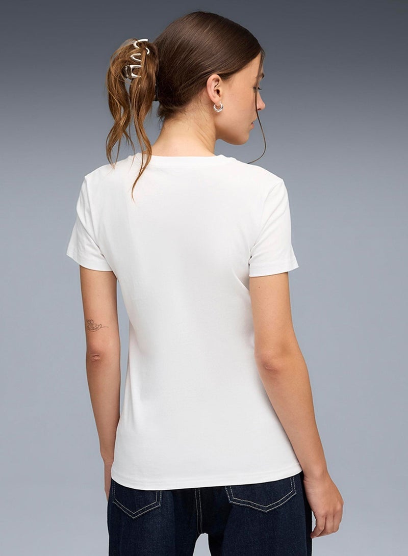 PUMA Essential Logo Lab Metallic T-Shirt - Image 2