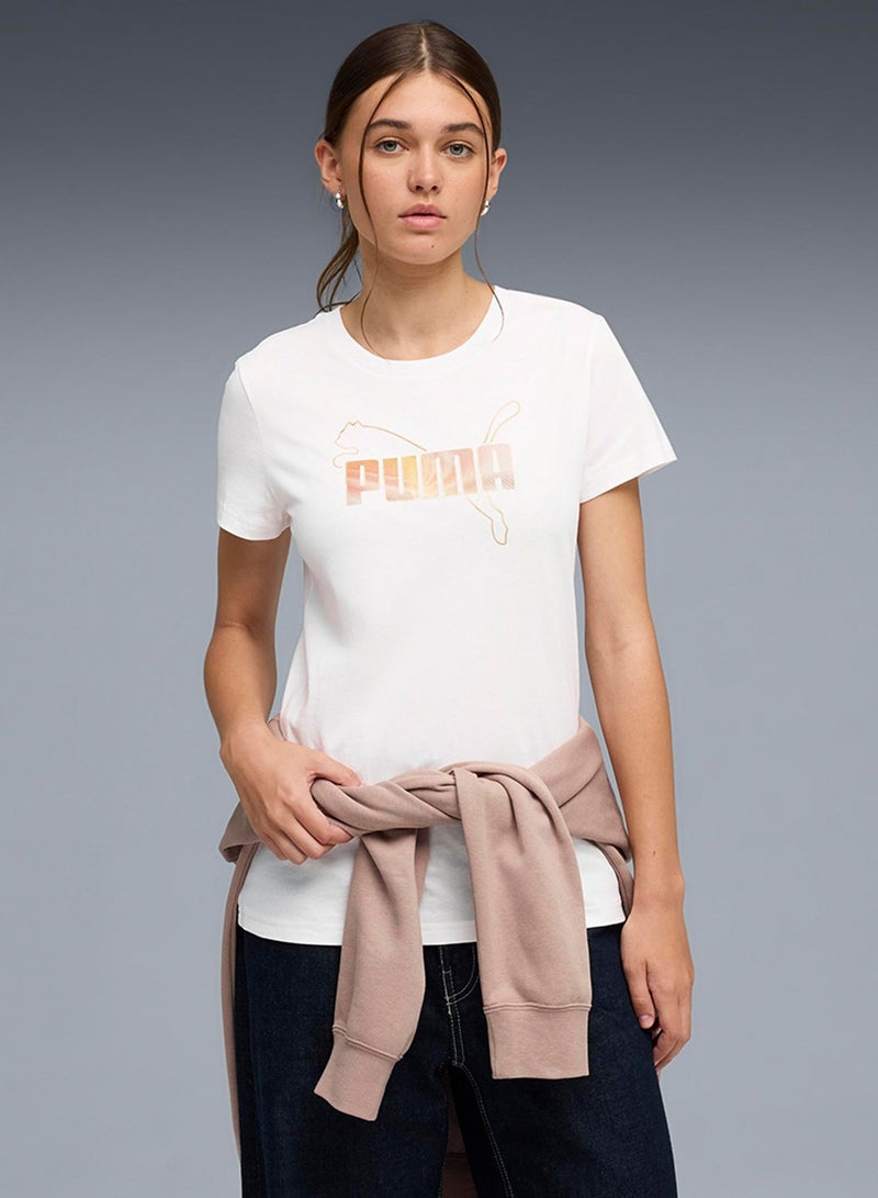 PUMA Essential Logo Lab Metallic T-Shirt - Image 1