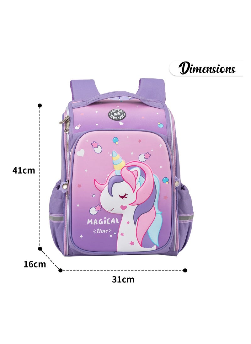 Back to School - 16" Magical Unicorn School Backpack - Pink Purple - pzsku/Z7BB4C035865799E96543Z/45/_/1686227267/819bd9f8-b311-4691-a760-7890202402c2