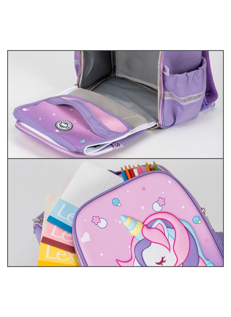 Back to School - 16" Magical Unicorn School Backpack - Pink Purple - pzsku/Z7BB4C035865799E96543Z/45/_/1686227269/55b9a641-d33c-466b-a5de-ee8443375ed5