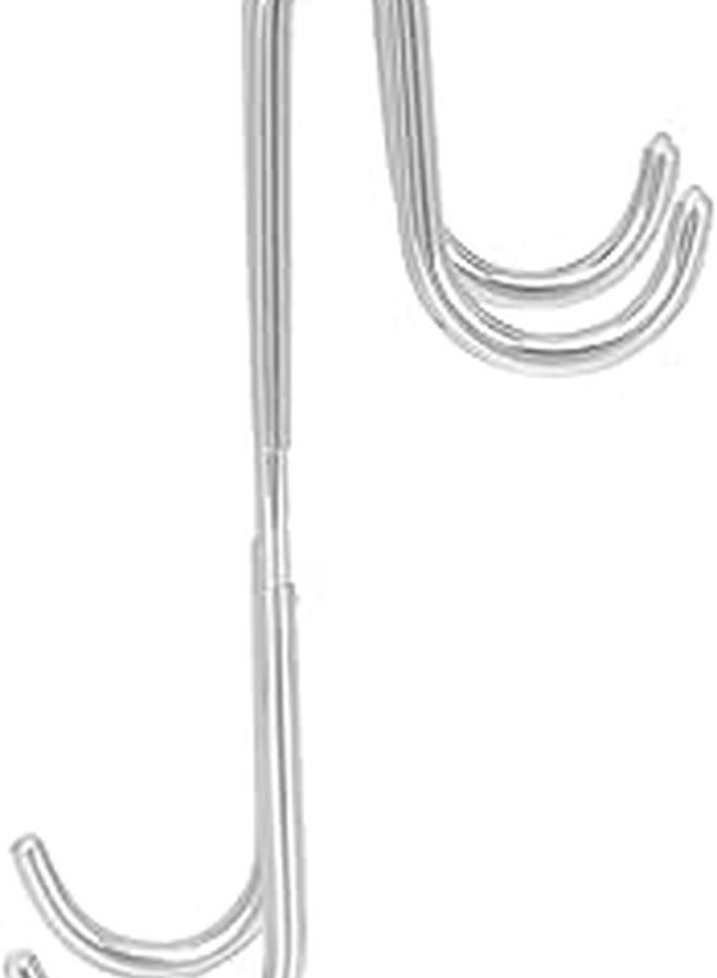 Stainless Steel Towel Hook Holder for Bathroom Kitchen Organizing Clothes Hats Belts - Image 1