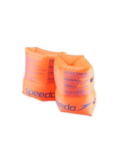 speedo Kids Roll-Up Armband, Orange – 2-6 Years, 12-60kg, Ideal for Safe Swimming  - Image 3