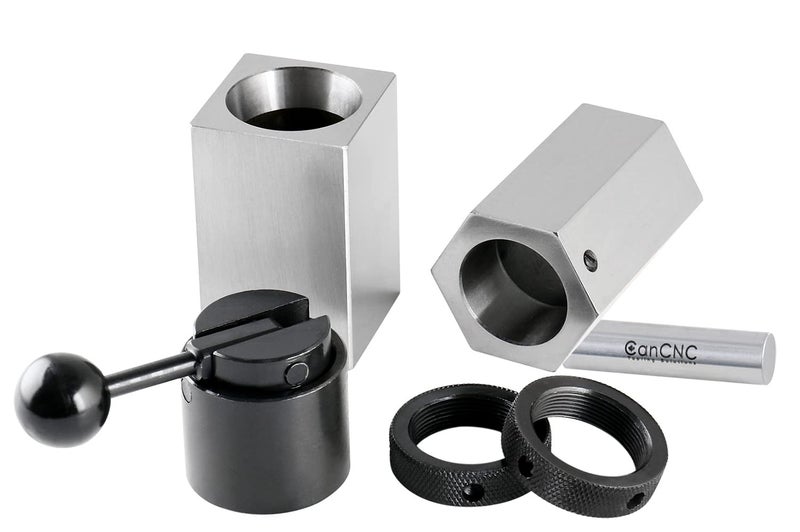 Accusize Industrial Tools Collet Block Chucks for 5C Round Hex Or Square Collets 22502080