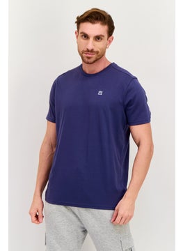Avalanche Men Sportswear Fit Short Sleeves Outdoor T-Shirt, Slate Blue  - Image 1