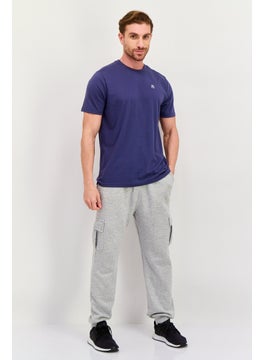 Avalanche Men Sportswear Fit Short Sleeves Outdoor T-Shirt, Slate Blue  - Image 3