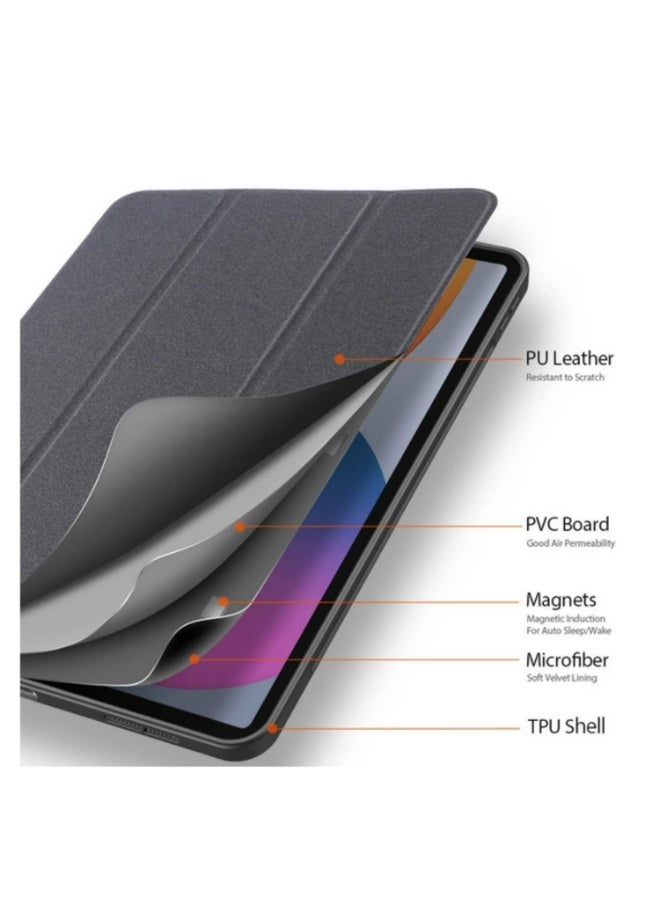 1pcs Tablet Leather Case For iPad 9.7"2018/2017 Magnetic Sleeve Cover Smart Wake Sleep Trifold-Stand Protective Shell - Image 4