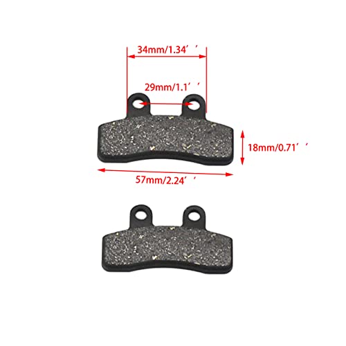 PRO BAT Front Disc Brake Master Cylinder Caliper + Disc Brake Plate Replacement + Brake Pad Assembly for 50cc 70cc 90cc SSR 110cc 125cc Atomik SSR Apollo Chinese Dirt Bike Pit Bike - Image 5