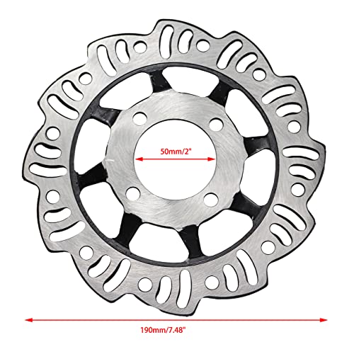 PRO BAT Front Disc Brake Master Cylinder Caliper + Disc Brake Plate Replacement + Brake Pad Assembly for 50cc 70cc 90cc SSR 110cc 125cc Atomik SSR Apollo Chinese Dirt Bike Pit Bike - Image 3