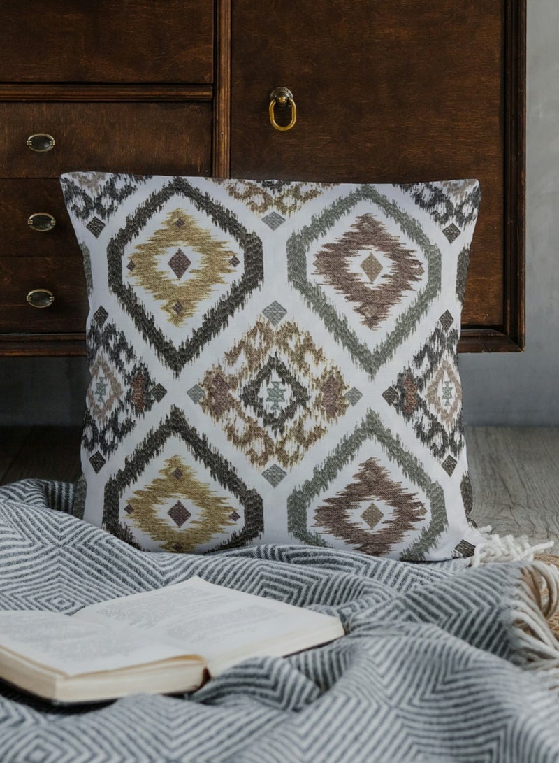 AL-HRAER Luxurious Cotton Sofa Cushion Cover With A Durable Fabric With A Soft And Comfortable Texture With Andalusian Drawings And Decent Colors On All Decors 45X45 Cm - Image 1