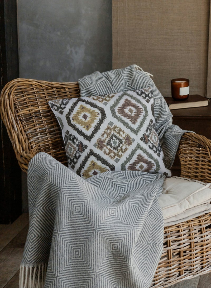 AL-HRAER Luxurious Cotton Sofa Cushion Cover With A Durable Fabric With A Soft And Comfortable Texture With Andalusian Drawings And Decent Colors On All Decors 45X45 Cm - Image 5