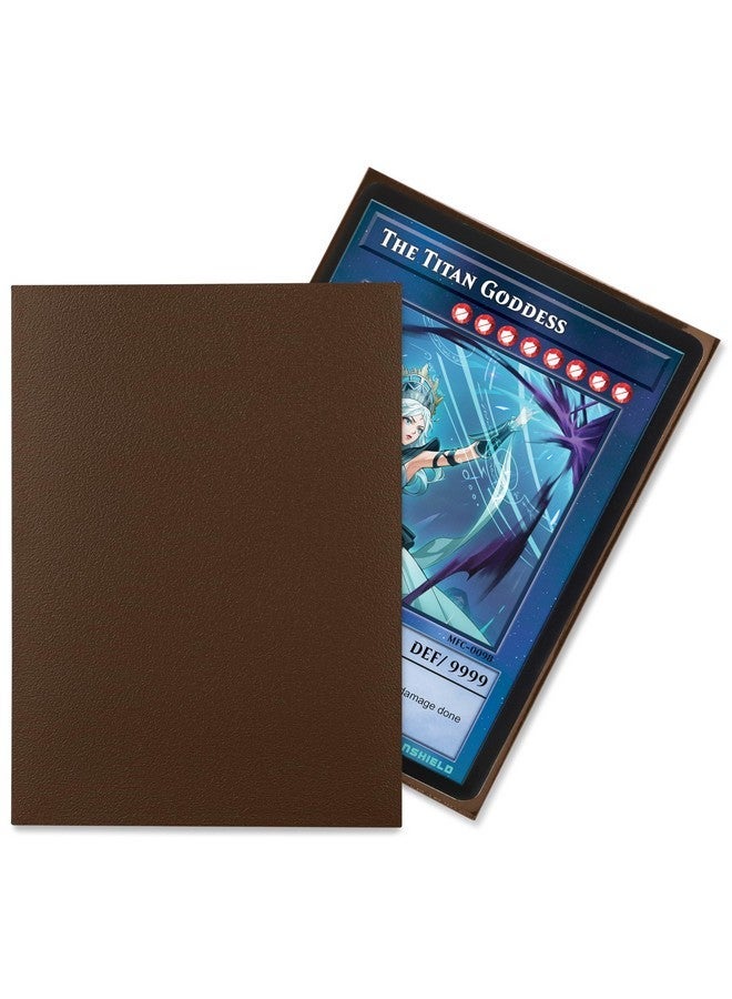 TitanShield (150 Sleeve/Earth Brown) Small Japanese Sized Trading Card Sleeves Deck Protector for Yu-Gi-Oh, Cardfight!! Vanguard & More - Image 2