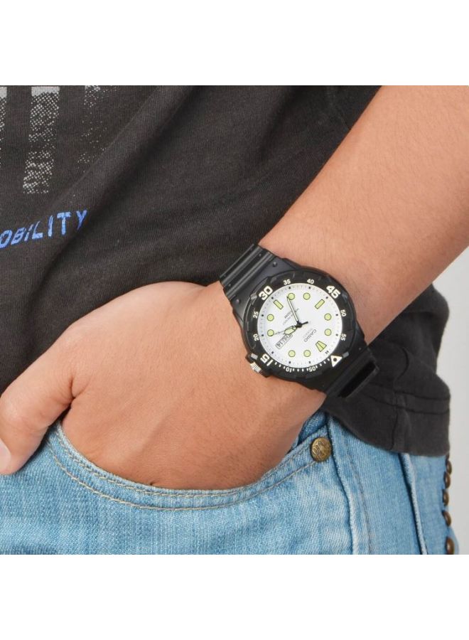 CASIO Men Youth Analog Watch MRW-200H-7EV - 45 mm - Black - Image 4