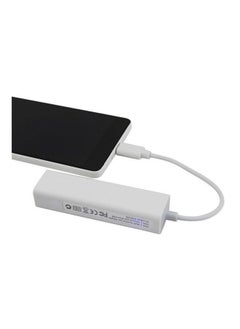NIBEMINENT 3-Ports USB 3.1 HUB Type C To Ethernet LAN RJ45 Network Card Adapter White  - Image 4