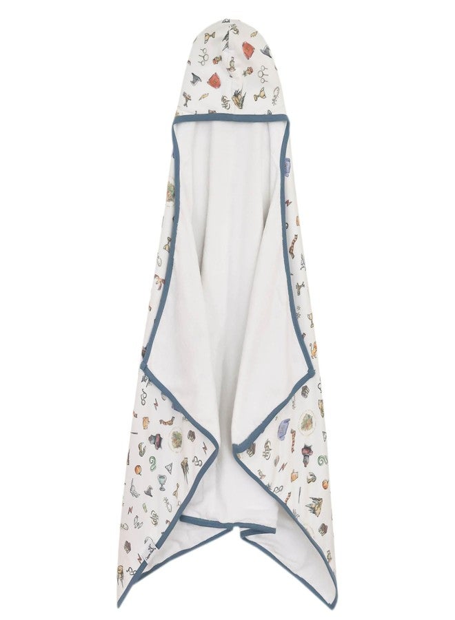 Copper Pearl Hooded Bath Towels Premium Knit/Terry Cloth Toddler Towels with Hood, Pockets, and Cool Designs - Great to Gift and Make Bath Time Fun - Big Kids Hooded Towel, Wizarding World™ - Image 1