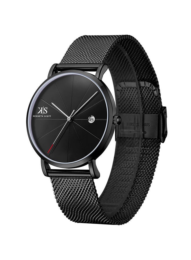KENNETH SCOTT Stainless Steel Analog Wrist Watch K22013-BMBB - Image 2