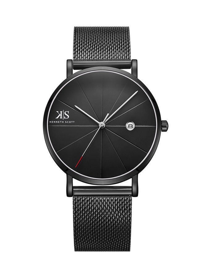 KENNETH SCOTT Stainless Steel Analog Wrist Watch K22013-BMBB - Image 1