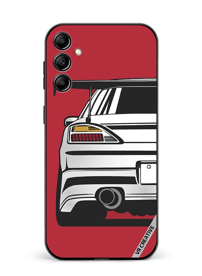 VR CREATIVE غطاء حماية لهاتف سامسونج جالاكسي A14 5G / A14 وينجي بتصميم سيارة متعدد الألوان - Image 1