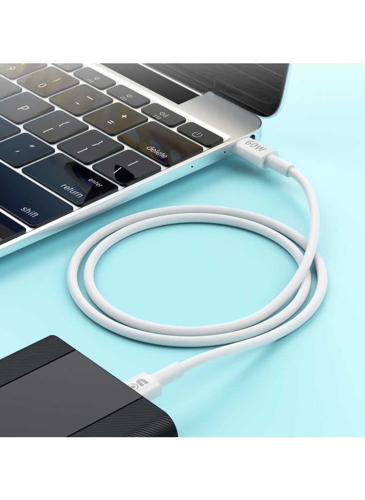 Generic - IVON CA203 60W PD USB-C / Type-C to USB-C / Type-C Fast Charging Data Cable, Cable Length: 1m - Image 1
