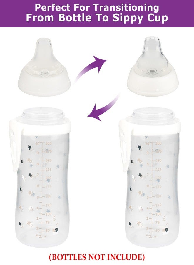 joyfeed Sippy Cup Nipples for NUK Active Sippy Cup and Learner Cup,Variable Flow, Silicone Replacement Nipple,6+ Months,6 Count - Image 3